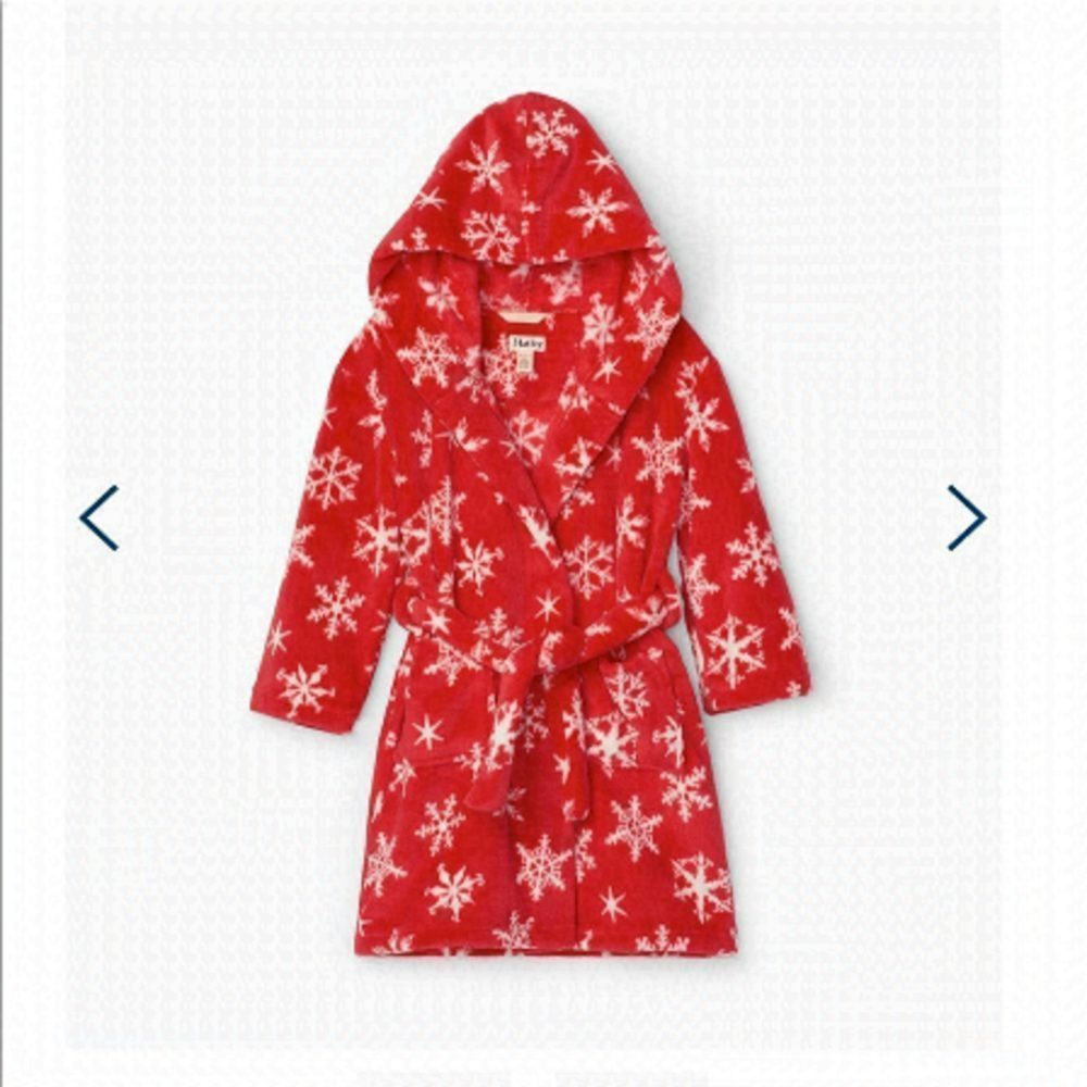 Girls Hatley Christmas housecoat XL